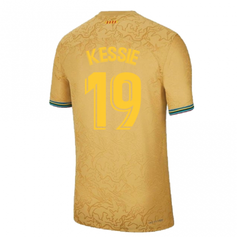 2022-2023 Barcelona Vapor Away Shirt (KESSIE 19)