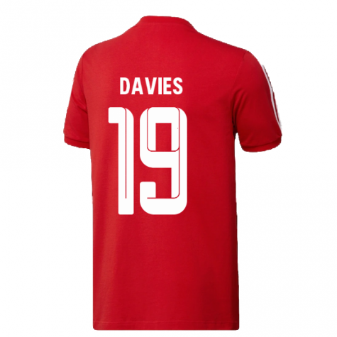 2022-2023 Bayern Munich 3S DNA Tee (Red) (DAVIES 19)