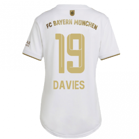2022-2023 Bayern Munich Away Shirt (Ladies) (DAVIES 19)