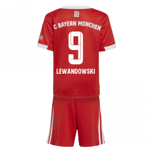 2022-2023 Bayern Munich Home Mini Kit (LEWANDOWSKI 9)
