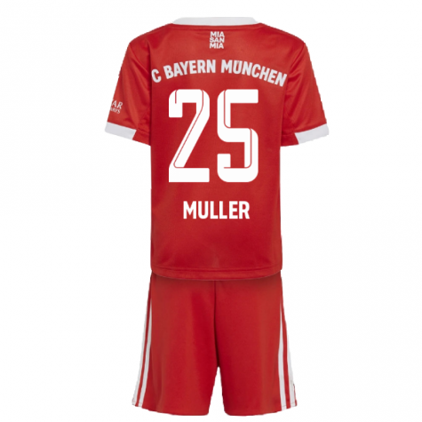 2022-2023 Bayern Munich Home Mini Kit (MULLER 25)