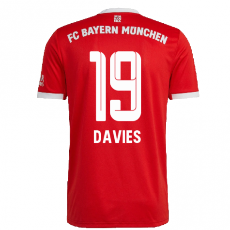 2022-2023 Bayern Munich Home Shirt (DAVIES 19)