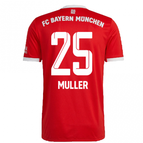 2022-2023 Bayern Munich Home Shirt (MULLER 25)