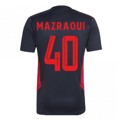 2022-2023 Bayern Munich Training Shirt (Black) (MAZRAOUI 40)