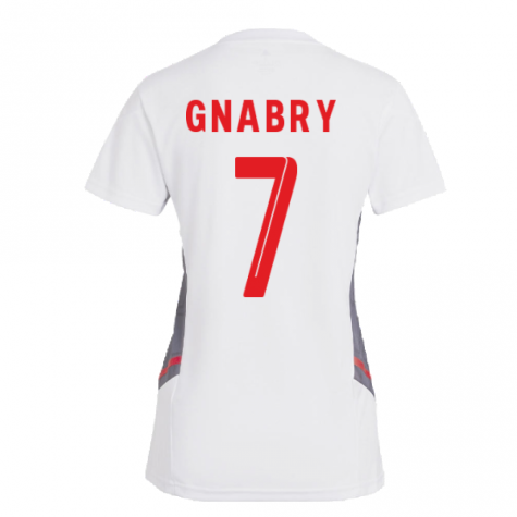 2022-2023 Bayern Munich Training Shirt (White) - Ladies (GNABRY 7)