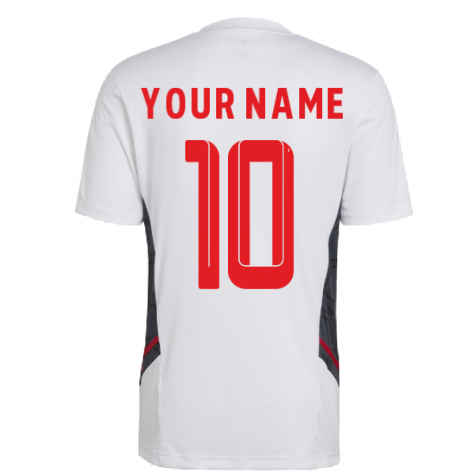2022-2023 Bayern Munich Training Shirt (White) (Your Name)