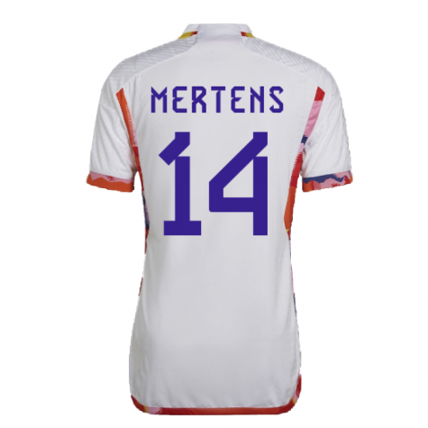 2022-2023 Belgium Authentic Away Shirt (MERTENS 14)
