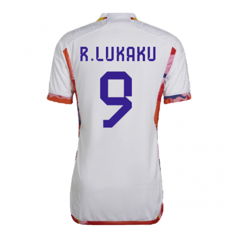 2022-2023 Belgium Authentic Away Shirt (R.LUKAKU 9)