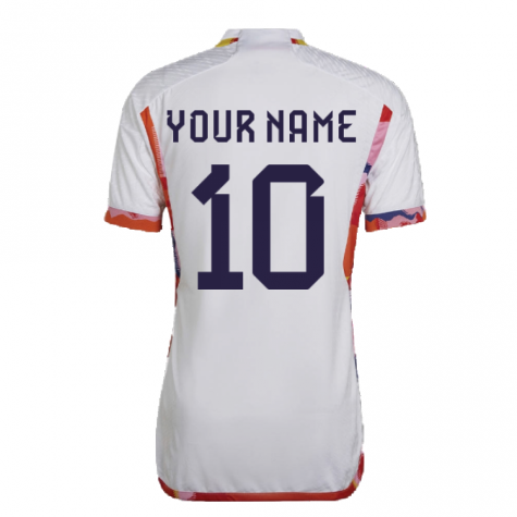2022-2023 Belgium Authentic Away Shirt (Your Name)