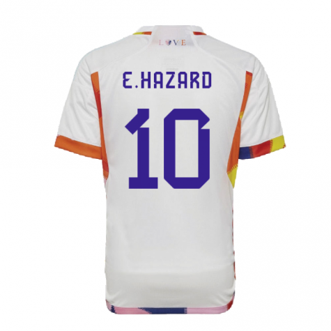 2022-2023 Belgium Away Shirt (Kids) (E.HAZARD 10)