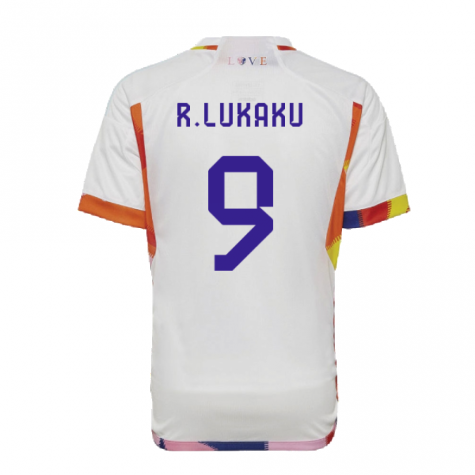2022-2023 Belgium Away Shirt (Kids) (R.LUKAKU 9)