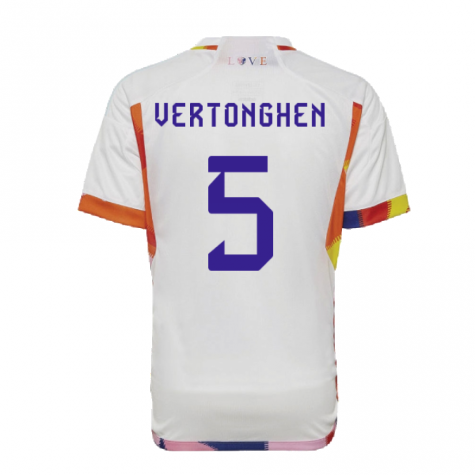 2022-2023 Belgium Away Shirt (Kids) (VERTONGHEN 5)
