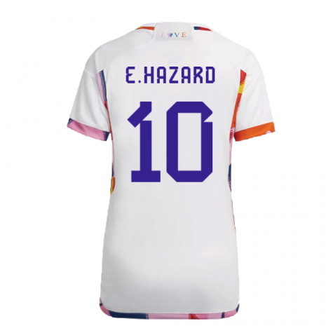 2022-2023 Belgium Away Shirt (Ladies) (E.HAZARD 10)