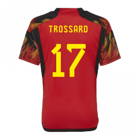 2022-2023 Belgium Home Shirt (Kids) (Trossard 17)