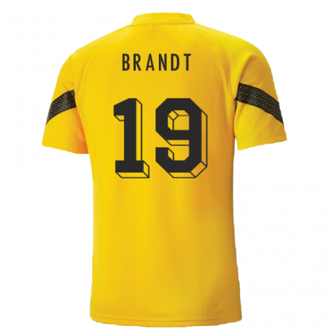 2022-2023 Borussia Dortmund Training Jersey (Yellow) (BRANDT 19)