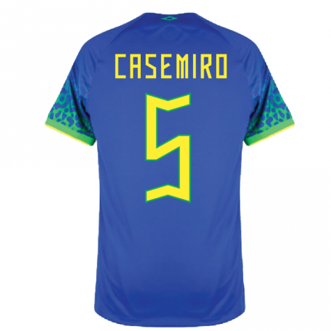 2022-2023 Brazil Away Shirt (CASEMIRO 5)