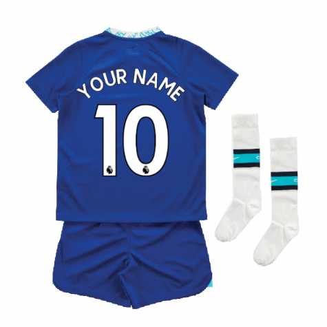 2022-2023 Chelsea Little Boys Home Mini Kit (Your Name)
