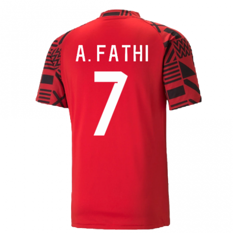2022-2023 Egypt Pre-Match Jersey (Red) (A. FATHI 7)