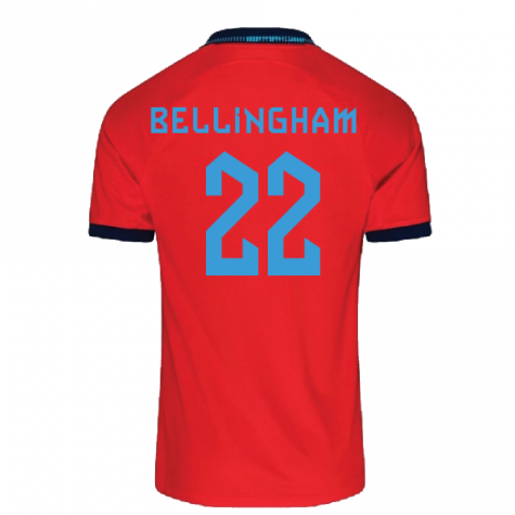 2022-2023 England Away Shirt (Kids) (Bellingham 22)
