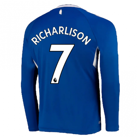 2022-2023 Everton Home Long Sleeve Shirt (RICHARLISON 7)