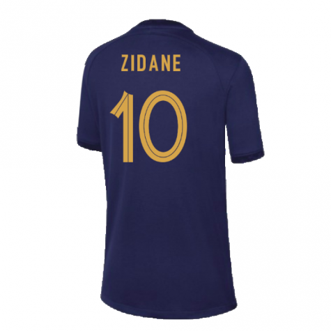 2022-2023 France Home Shirt - Kids (Zidane 10)