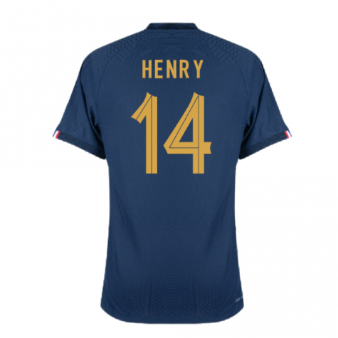 2022-2023 France Match Home Player Issue Shirt (HENRY 14)
