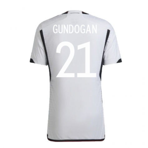 2022-2023 Germany Authentic Home Shirt (GUNDOGAN 21)