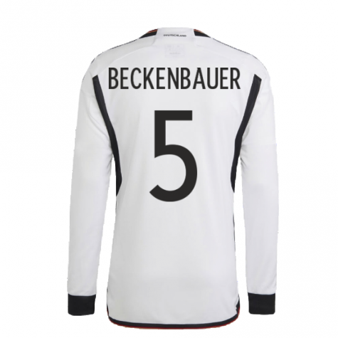2022-2023 Germany Long Sleeve Home Shirt (BECKENBAUER 5)