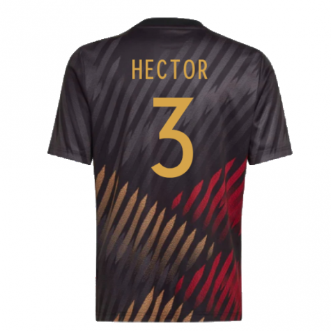 2022-2023 Germany Pre-Match Shirt (Black) - Kids (HECTOR 3)