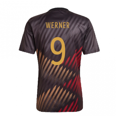 2022-2023 Germany Pre-Match Shirt (Black) (WERNER 9)