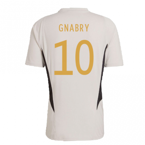 2022-2023 Germany Training Jersey (Alumina) (GNABRY 10)