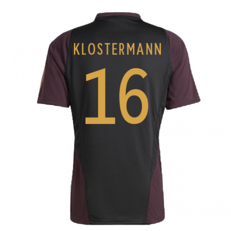 2022-2023 Germany Training Jersey (Shadow Maroon) (KLOSTERMANN 16)
