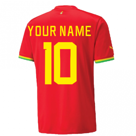 2022-2023 Ghana Away Shirt (Your Name)