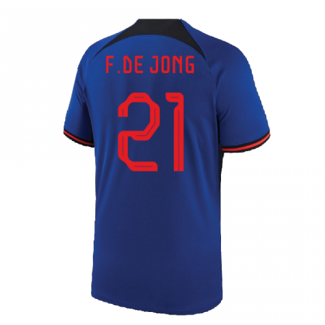 2022-2023 Holland Away Shirt (F.DE JONG 21)