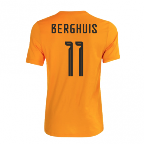2022-2023 Holland Crest Tee (Orange) (BERGHUIS 11)