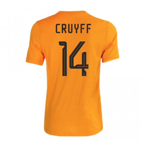 2022-2023 Holland Crest Tee (Orange) (CRUYFF 14)