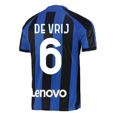 2022-2023 Inter Milan Home Shirt (DE VRIJ 6)