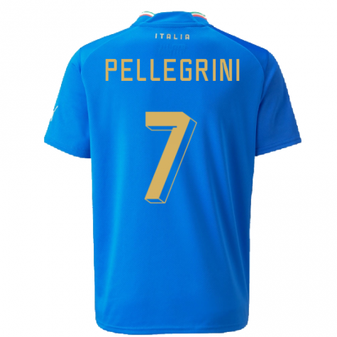2022-2023 Italy Home Shirt (Kids) (PELLEGRINI 7)