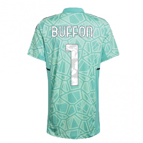 2022-2023 Juventus Home Goalkeeper Shirt (Mint) (Buffon 1)