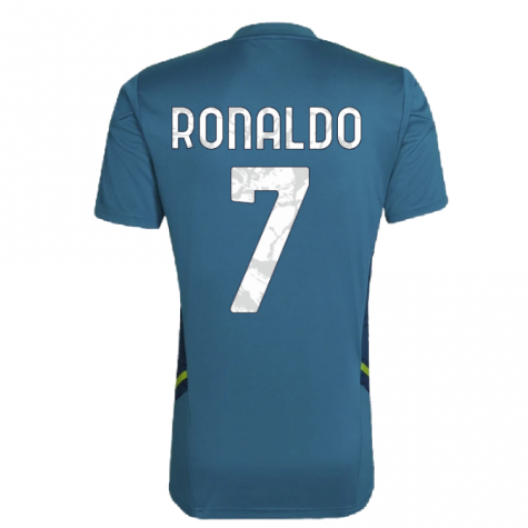2022-2023 Juventus Training Shirt (Active Teal) (RONALDO 7)