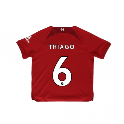 2022-2023 Liverpool Home Little Boys Mini Kit (THIAGO 6)