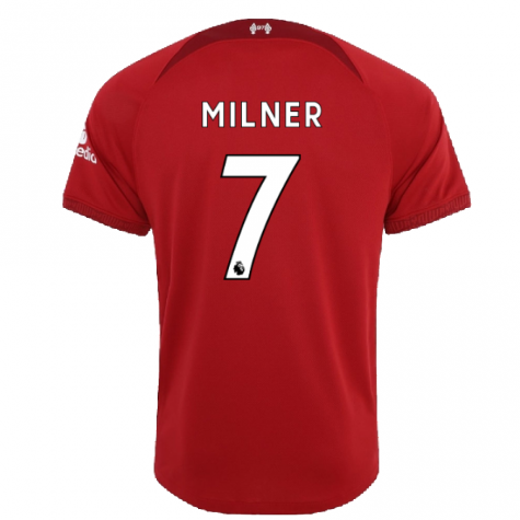 2022-2023 Liverpool Home Shirt (MILNER 7)