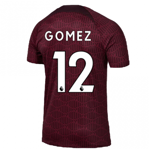 2022-2023 Liverpool Pre-Match Training Shirt (Red) (GOMEZ 12)