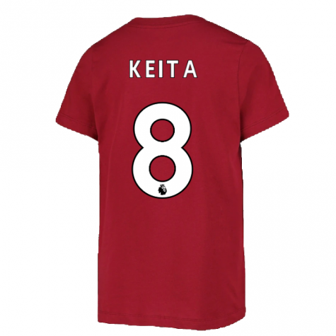 2022-2023 Liverpool Swoosh Tee (Red) (KEITA 8)