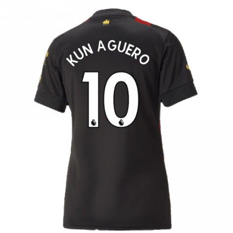 2022-2023 Man City Away Shirt (Ladies) (KUN AGUERO 10)