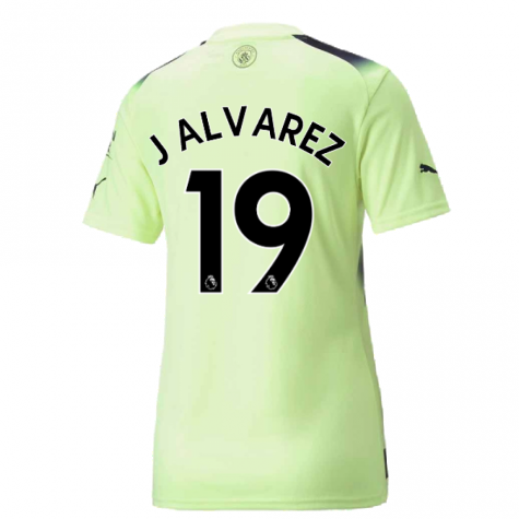 2022-2023 Man City Third Shirt (Ladies) (J ALVAREZ 19)