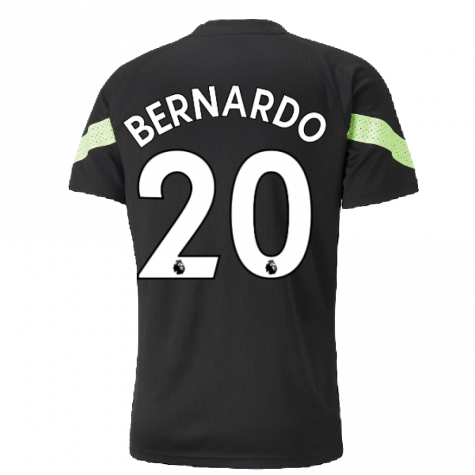 2022-2023 Man City Training Jersey (Black) (BERNARDO 20)