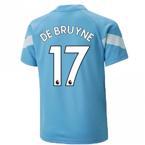 2022-2023 Man City Training Jersey (Light Blue) (DE BRUYNE 17)