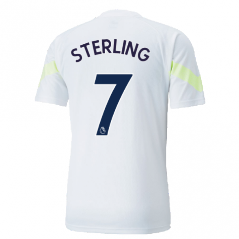 2022-2023 Man City Training Jersey (White) (STERLING 7)