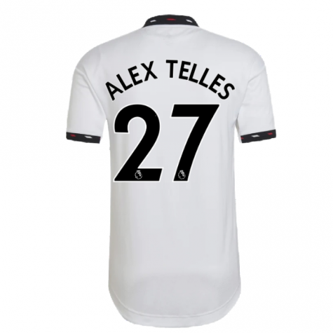 2022-2023 Man Utd Authentic Away Shirt (ALEX TELLES 27)